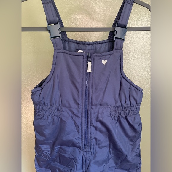 Carter's Navy Blue Kids Overall Snow Bibs - Picture 2 of 5